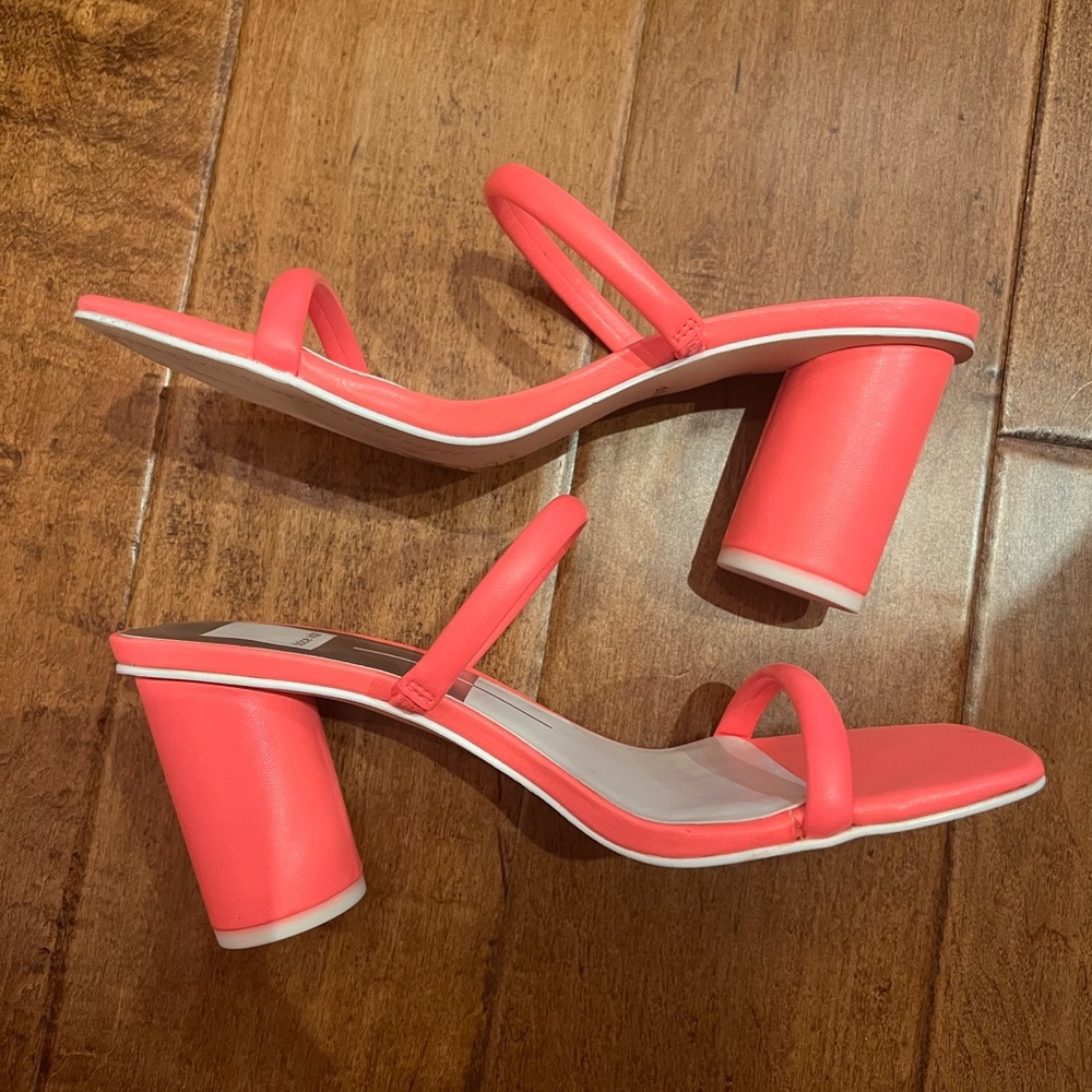 BRAND NEW Dolce Vita Noles Heels Neon Orange